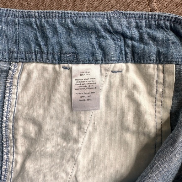 Talbots Light Blue Denim Shorts - Picture 6 of 8